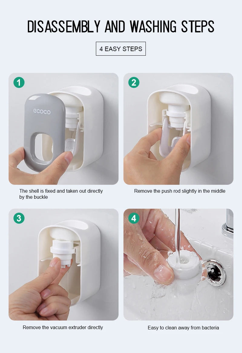 Automatic Toothpaste Dispenser Squeezers