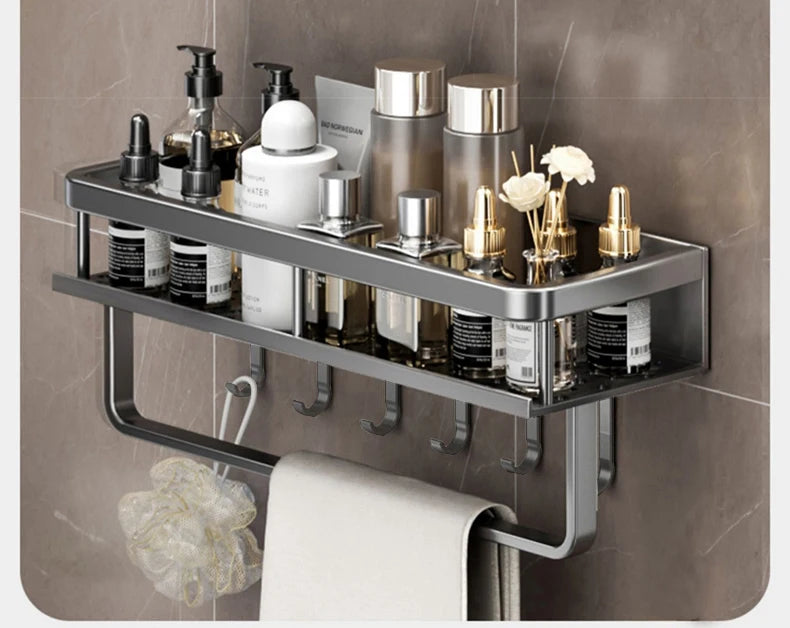 Aluminum Bathroom Shelf Shelves