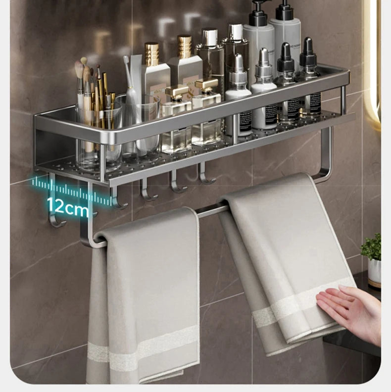 Aluminum Bathroom Shelf Shelves