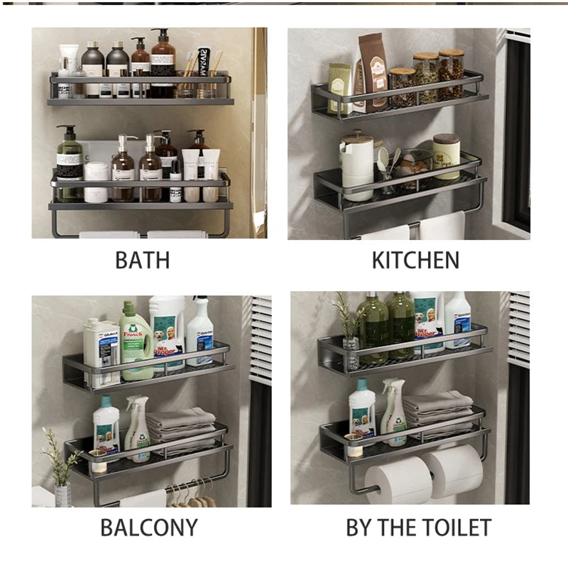 Bathroom Shelf Makeup Storage Organizers 30 cm